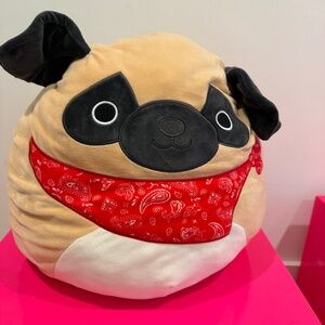 Squishmallow 20" Prince (The Pug with Bandana)